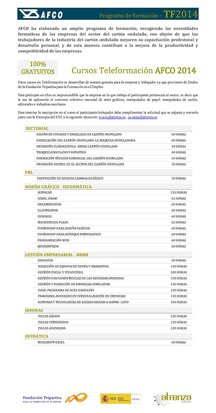 AFCO Teleformacion  2014