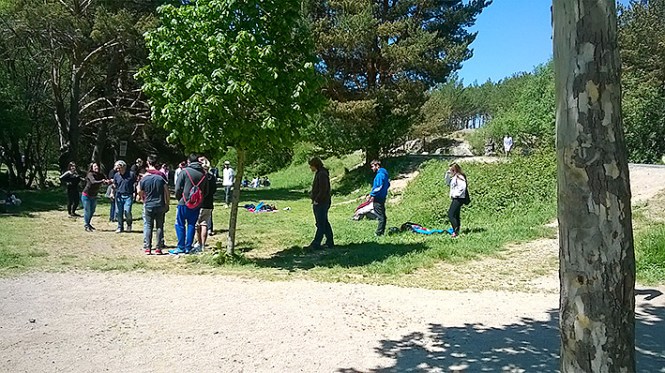 departamento de artes gráficas Salesianos Atocha, convivencia María auxiliadora 2015,