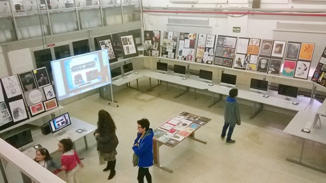 Departamento de artes gráficas, salesianos atocha, 2010, puertas abiertas, exposición trabajos alumnos aula G3, Diseño, Preimpresión