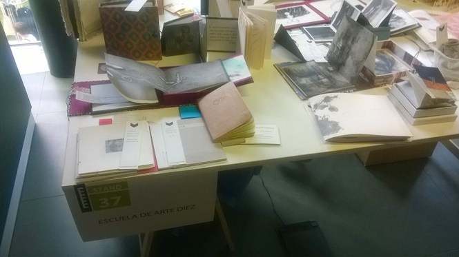 más que libros, exposición escuela arte 10, Madrid