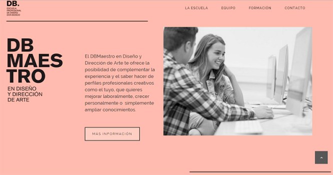 DB_maestro, DB. Escuela profesional de diseño Don Bosco, master diseño, Salesianos Atocha, Artes gráficas