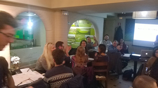 dbmaestro; isad master gastronómico y restauración; proyecto conjunto DBmaestro-Master restauración; dbmadrid; artes gráficas salesianos atocha; presentación