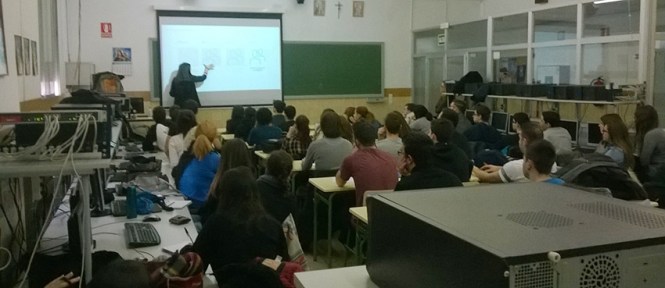 Presentación, Teresa Pérez, eme, semana don bosco 2016, artes gráficas, salesianos atocha, diseño, formación profesional, madrid