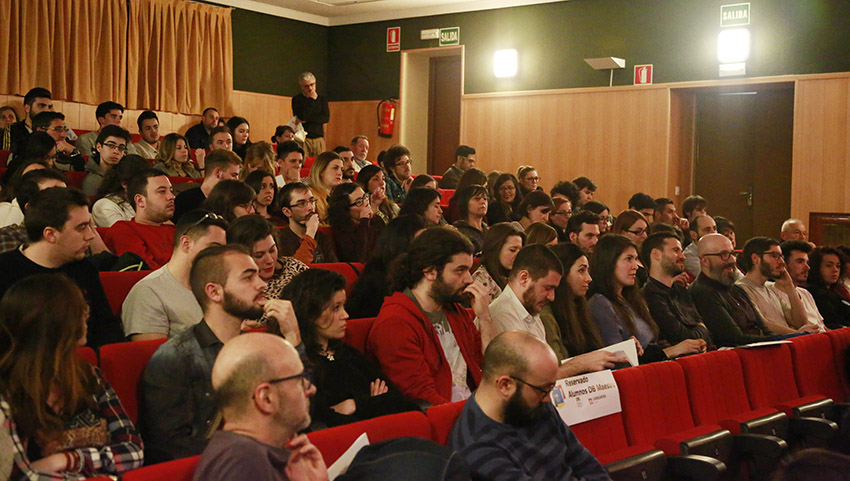 master class; carlos magro, Interbrand, departamento artes gráficas, salesianos atocha, curso especialista en diseño y dirección de arte; madrid; 2016