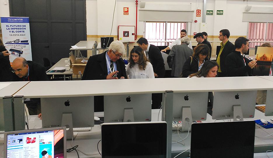 4º congreso Fespa España, Aedes, Salesianos Atocha Artes Gráficas, Diseño, Impresión digital, Serigrafía, Roland DGA, Esko Graphics, Madrid 2016