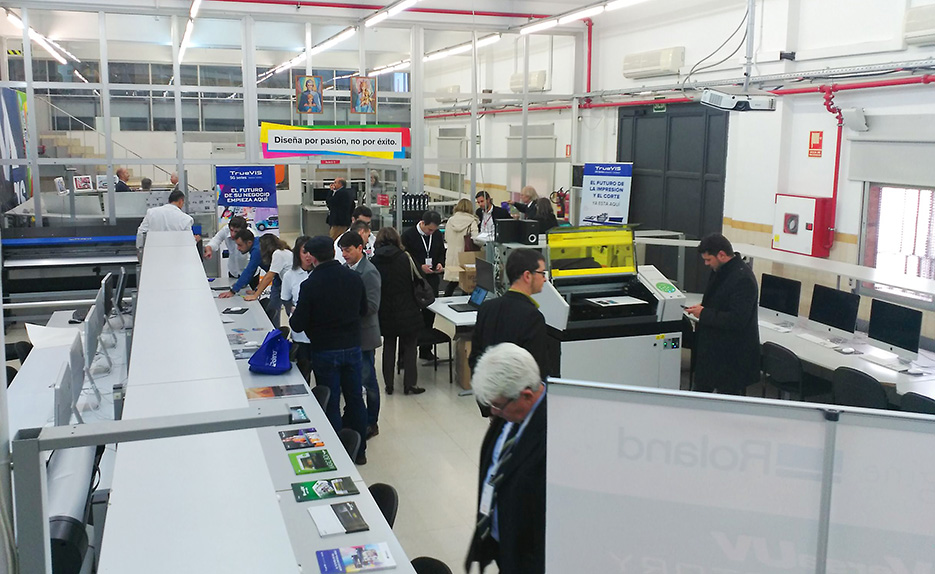 4º congreso Fespa España, Aedes, Salesianos Atocha Artes Gráficas, Diseño, Impresión digital, Serigrafía, Roland DGA, Esko Graphics, Madrid 2016