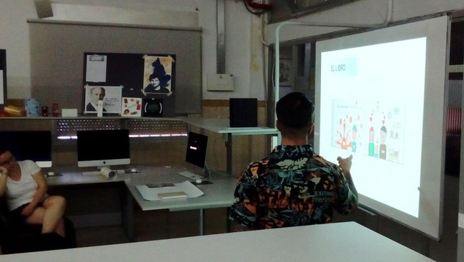 Defensa proyecto final de curso 2016-2017, David Cano, Máster DB Diseño y Dirección de Arte, Departamento de artes gráficas salesianos atocha