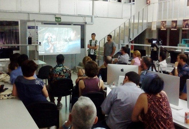 Defensa proyecto final de curso 2016-2017, Víctor Conejo, Máster DB Diseño y Dirección de Arte, Departamento de artes gráficas salesianos atocha