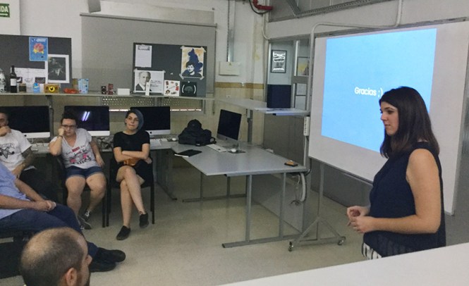 Defensa proyecto final de curso 2016-2017, Beatriz Santamaría, Máster DB Diseño y Dirección de Arte, Departamento de artes gráficas salesianos atocha