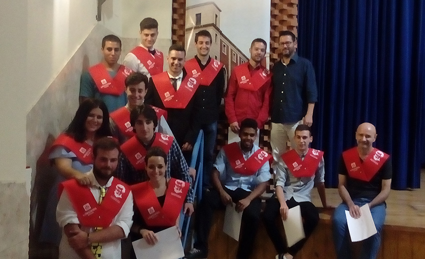 graduación impresión salesianos atocha 2016-2017, artes gráficas, departamento artes gráficas, ciclo formativo grado medio impresión gráfica