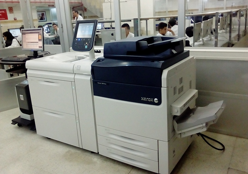 Xerox Versant 80, Reprise, Departamento artes gráficas salesianos atocha, impresión láser, investigación impresión digital