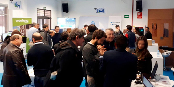 roland dental day madrid 2017, momentos de demostración de dispositivos, salesianos atocha