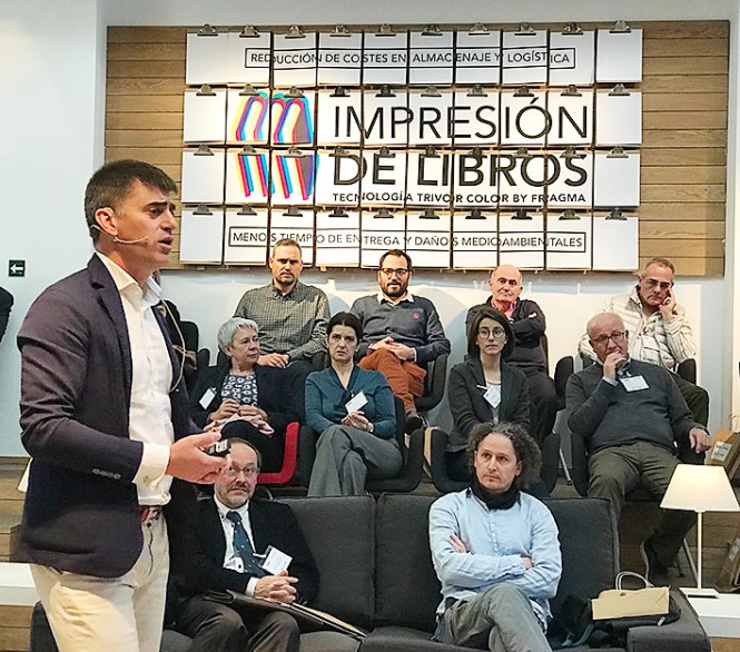 david rodríguez, grupo sm, evento xerox españa, libro impreso objeto de éxito, departamento artes gráficas salesianos atocha