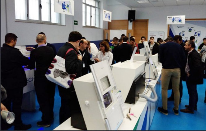 roland dental day madrid 2017, momentos de demostración de dispositivos, salesianos atocha