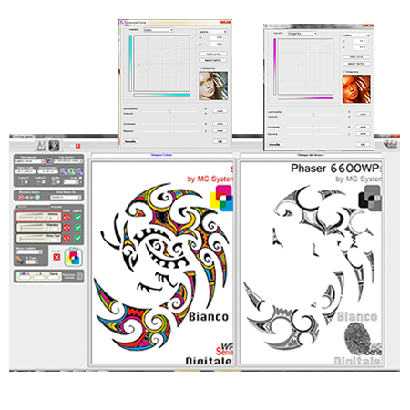 departamento artes gráficas salesianos atocha, impresión colores fluorescentes, xerox, reprise, bianco digitale