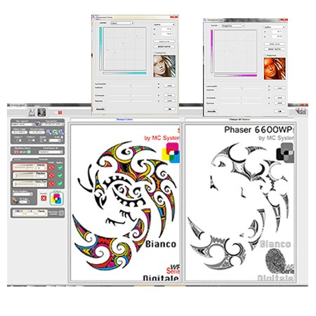 departamento artes gráficas salesianos atocha, impresión colores fluorescentes, xerox, reprise, bianco digitale