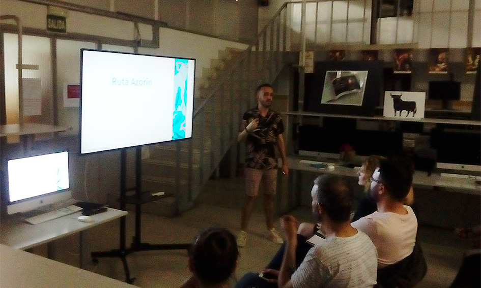 DB Maestro en Diseño y Dirección de Arte, Departamento de Artes Gráficas de Salesianos Atocha, presentación de proyectos 2018