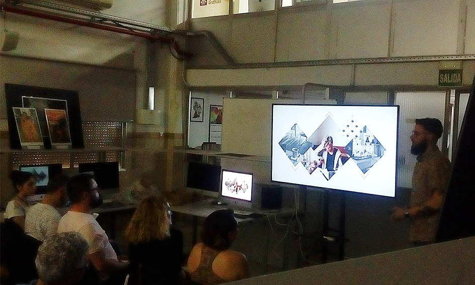 DB Maestro en Diseño y Dirección de Arte, Departamento de Artes Gráficas de Salesianos Atocha, presentación de proyectos 2018