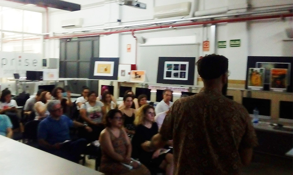 DB Maestro en Diseño y Dirección de Arte, Departamento de Artes Gráficas de Salesianos Atocha, presentación de proyectos 2018