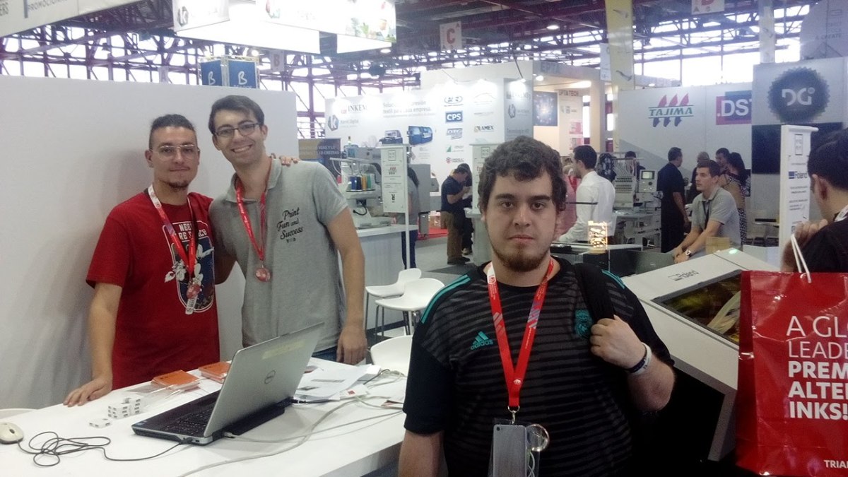 CPrint 2018; artes gráficas salesianos atocha, impresión digital, alumnos preimpresión digital