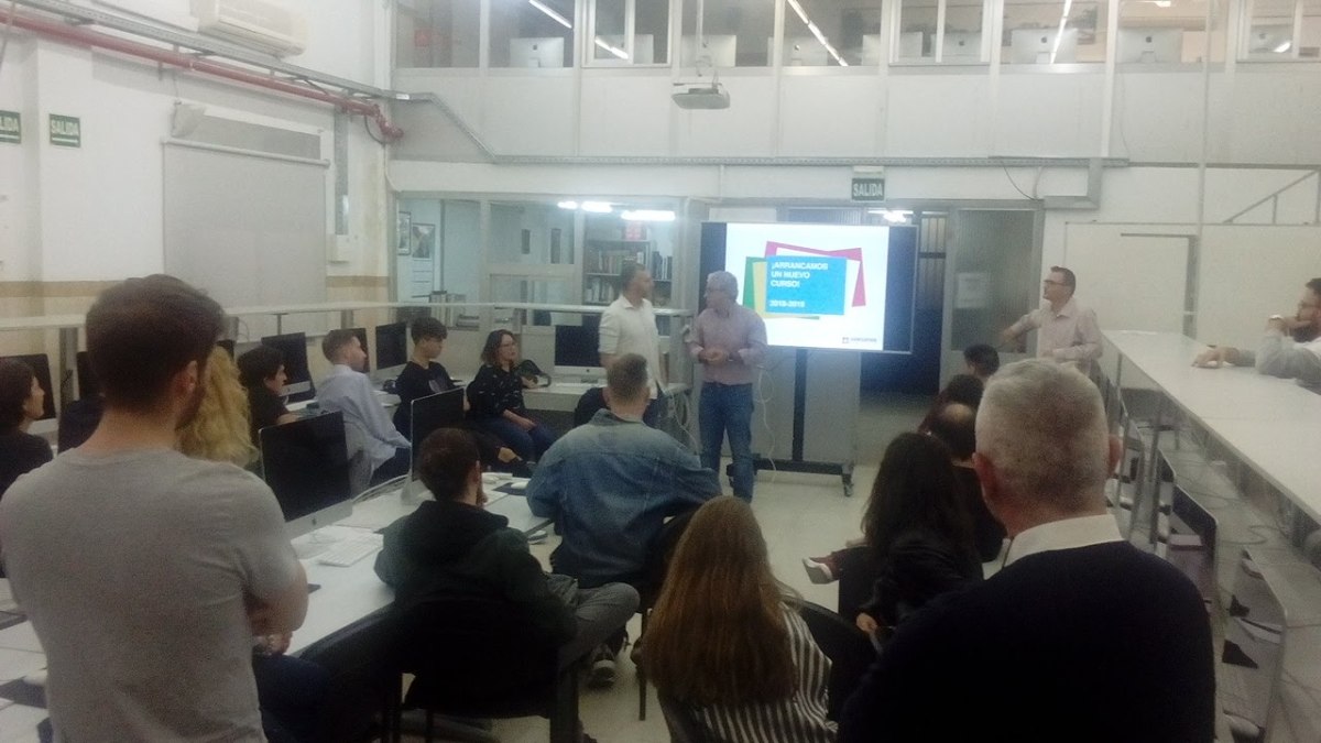 db maestro, presentación, madrid, entrega de diplomas, diseño y dirección de arte, diseño, dirección de arte, salesianos atocha, departamento de artes gráficas, curso 2018-2019