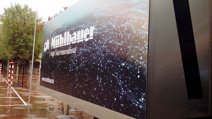 camión demostración tecnologías Mülhbauer, salesianos atocha, impresión digital, seguridad, grabado láser