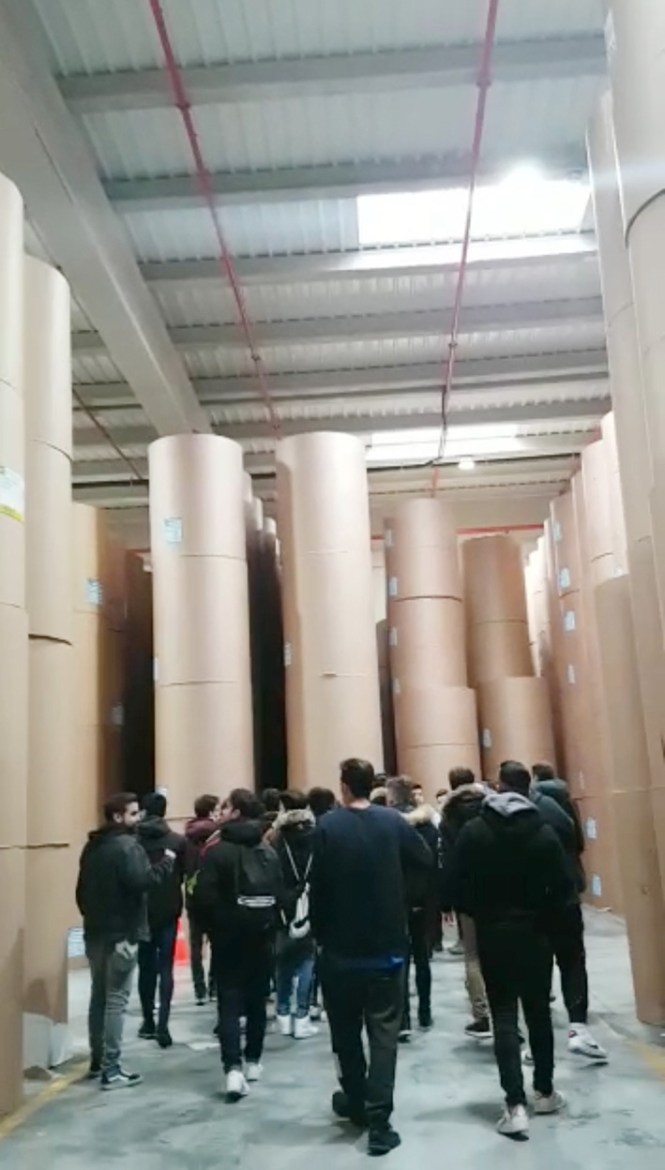 comeco gráfico, visita semana don bosco 2019, departamento artes gráficas salesianos atocha, ciclo formativo impresión grafica segundo curso